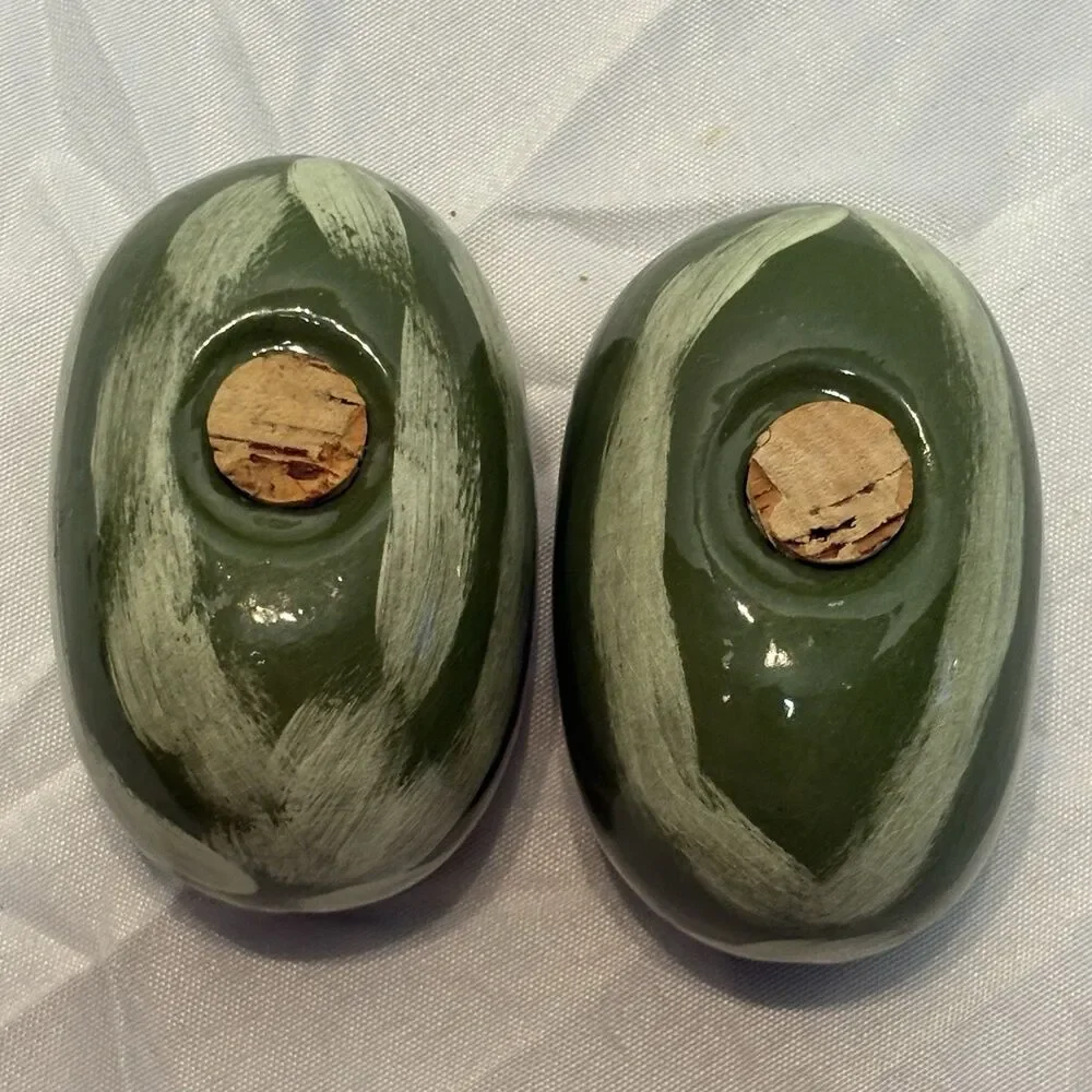 Vintage Watermelon Shaped Salt And Pepper Shaker